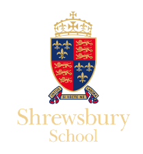 Shrewsbury School Logo - Inverted